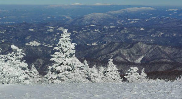 Roan Mountain NC Snow