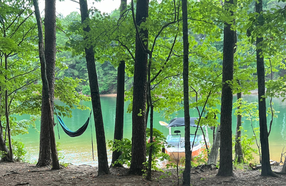 Camping on an island with Greenflash Watersports Summer Camp