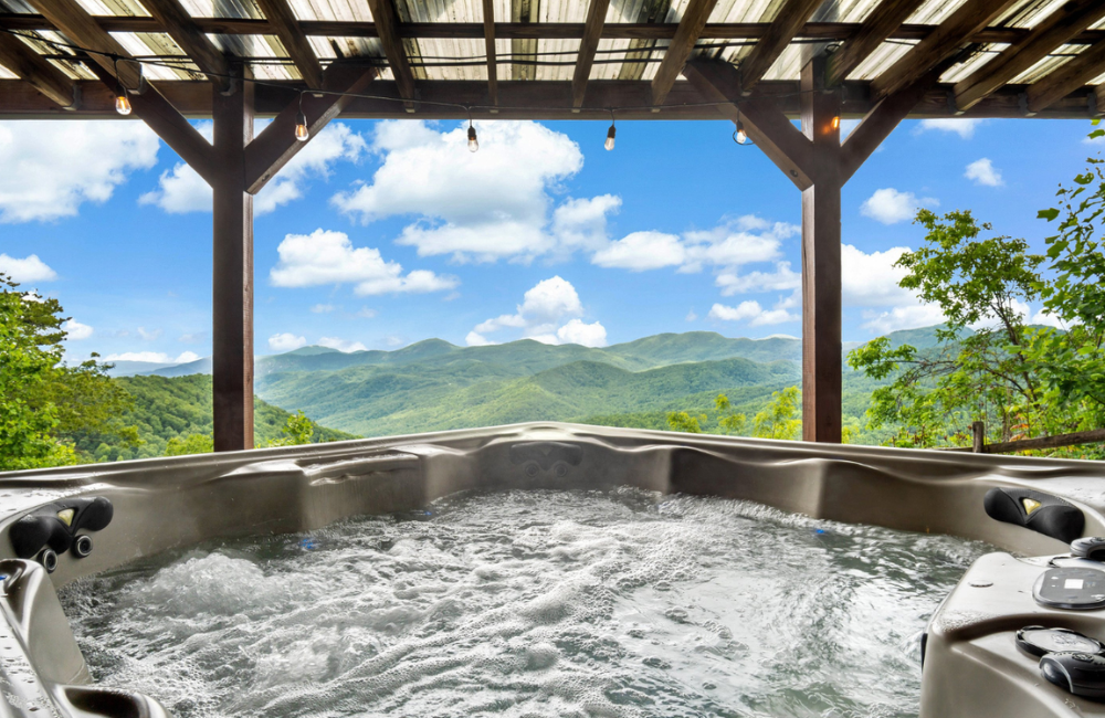 Romantic Stay hot tub Greybeard Vacation Rentals