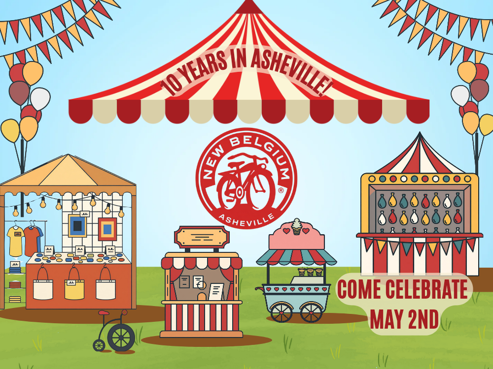 New Belgium Brewing: 10-Year Asheville Anniversary Celebration