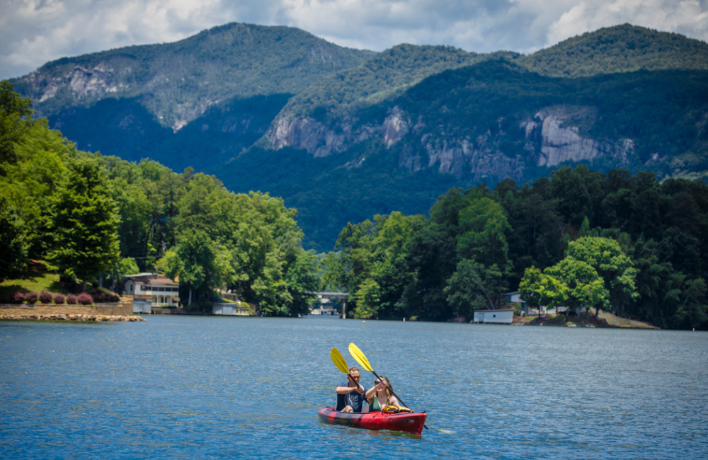 Lake Lure kayaking
