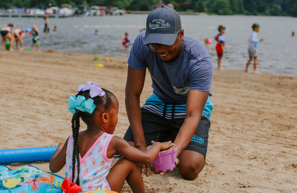 Beach at Lake Lure NC