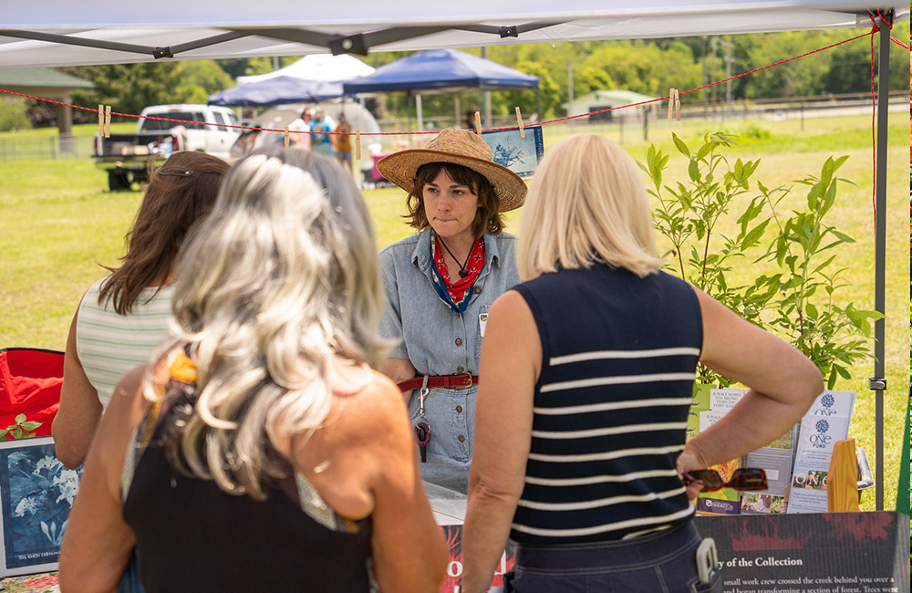 horticulturists at Flame Azalea Festival