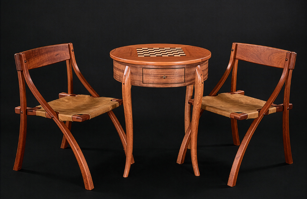 antique game table