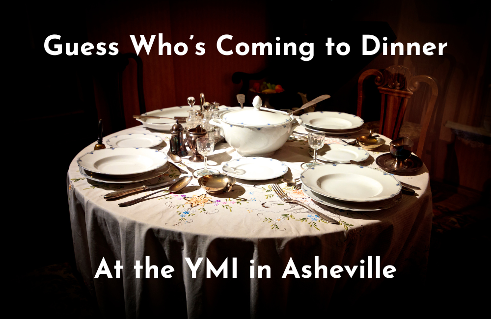 A table set for four people