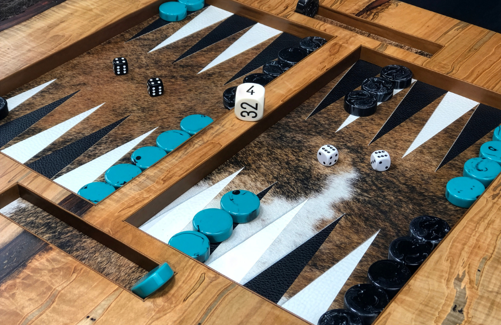 antique backgammon board