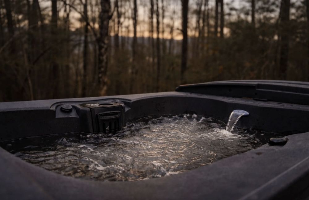Orchard’s Edge Luxury Mountain Retreat Hot Tub