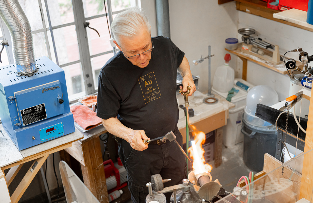 Metalsmith at work
