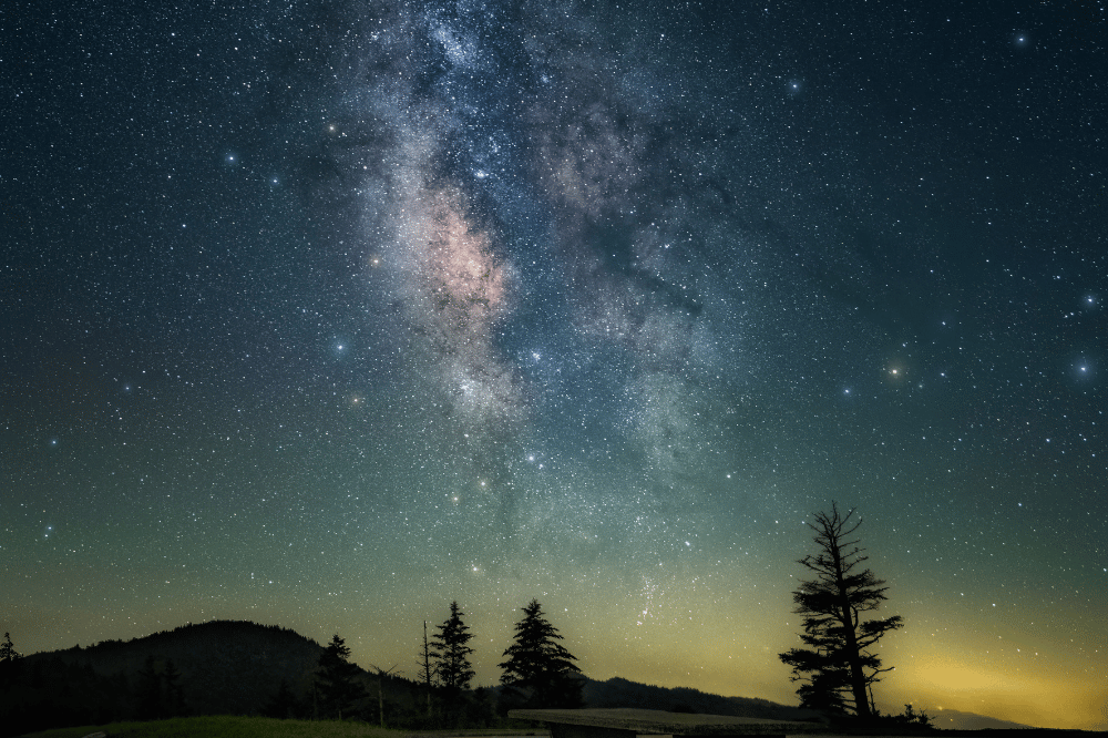 Starry night in Jackson County NC