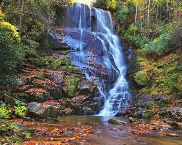 Fall Waterfalls near Asheville