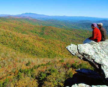 Fall mountain hikes Asheville