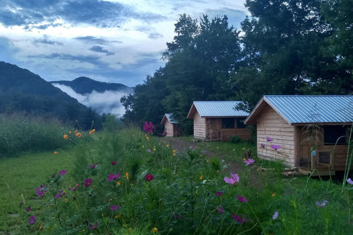 Glamping around Asheville Western North Carolina 