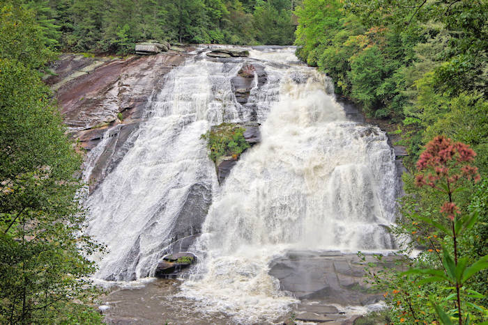 High Falls DuPont Forest Waterfall Hike