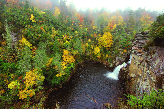 Linville Falls, Parkway Waterfall