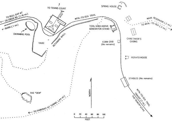 Rattlesnake Lodge Map