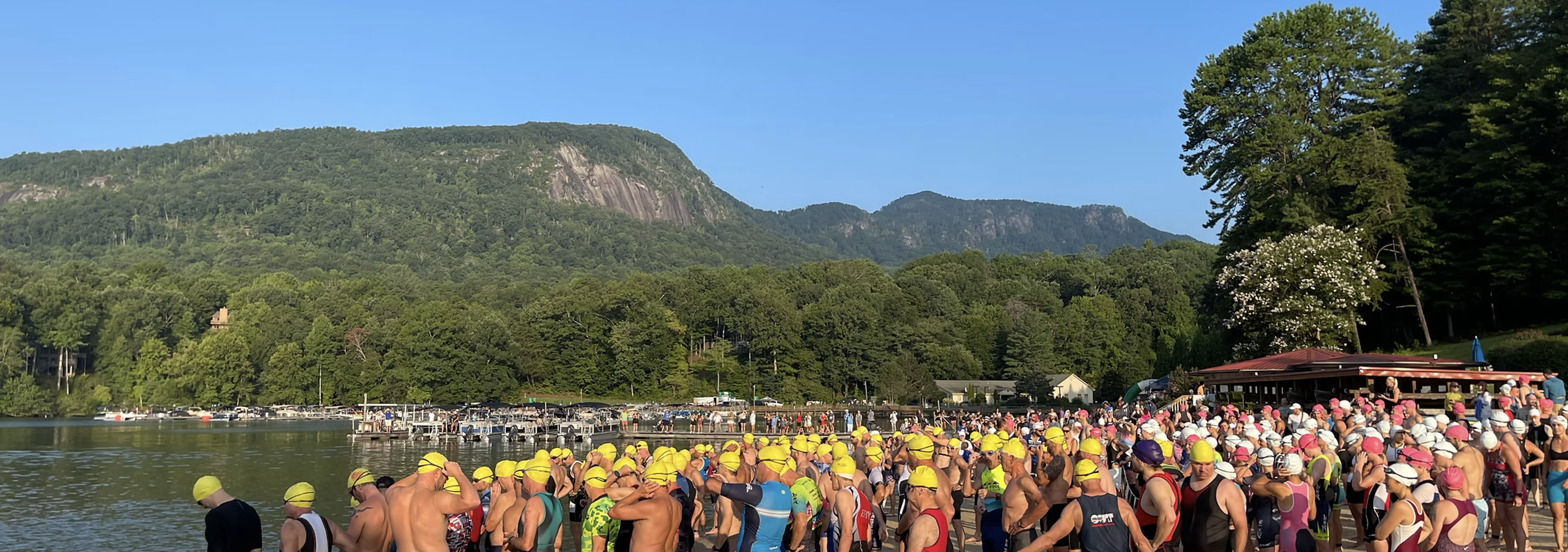 Lake Lure Olympiad competitors gather