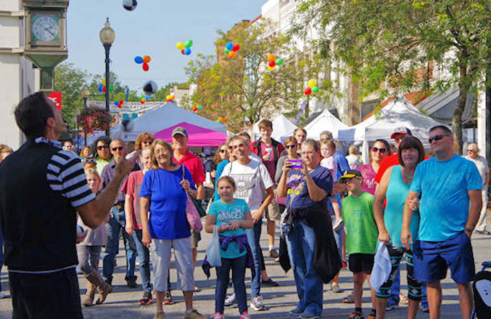 juggler at Morganton Festival