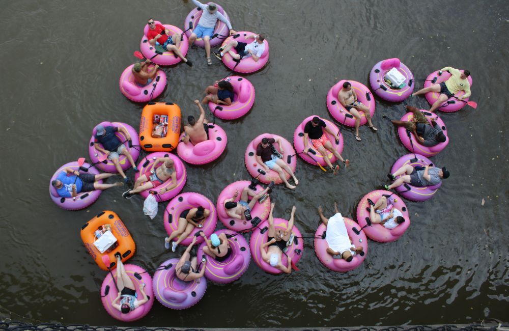 Tubing with Asheville Adventure Company