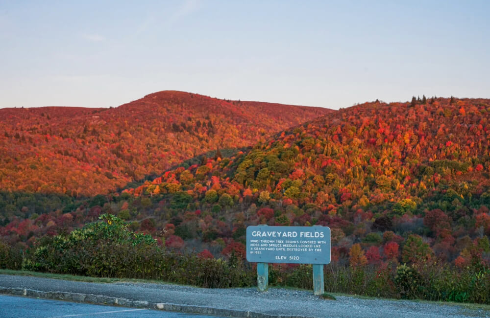 Graveyard Fields near Canton North Carolina