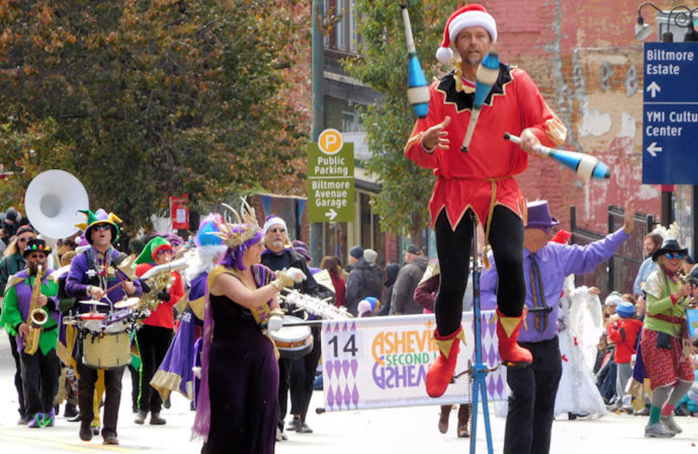 Second Line juggler at the parade