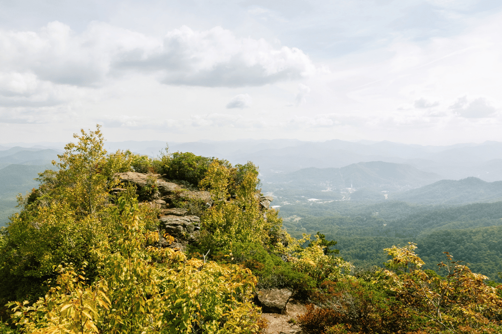 Longrange views from Pinnacle Park in Sylva NC