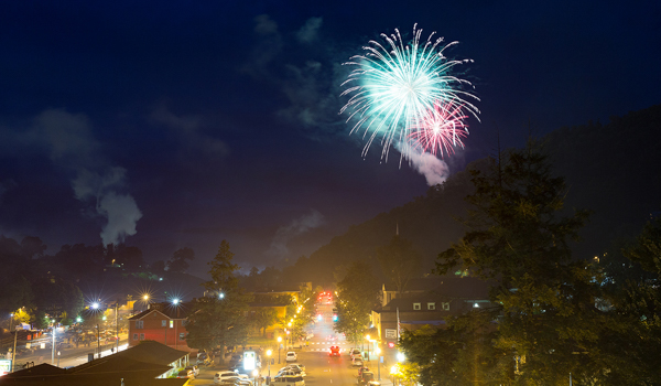 Fireworks Sylva Asheville 