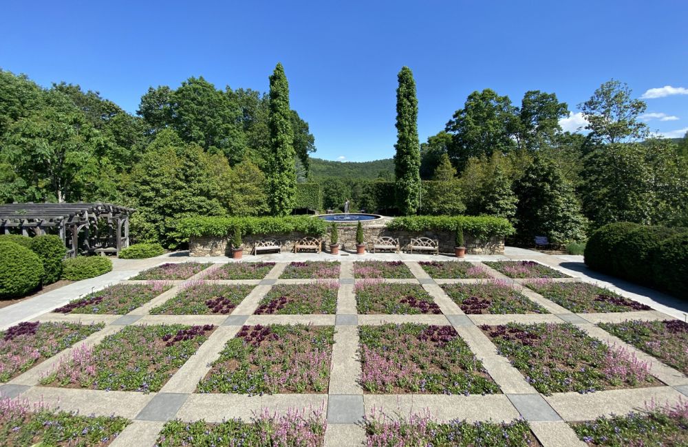 Quilt garden at NC arboretum