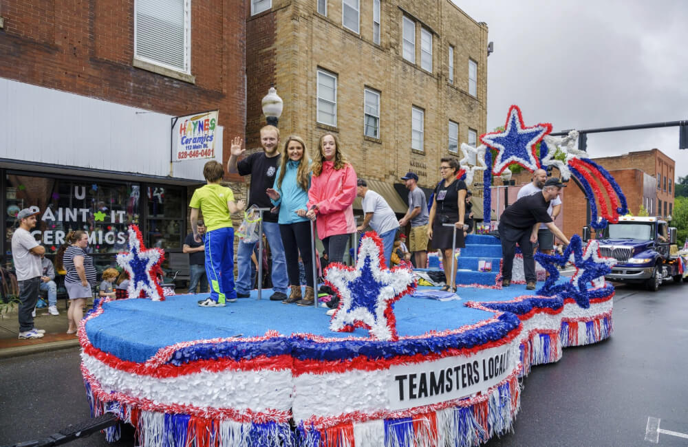 Labor Day Parade in Canton North Carolina