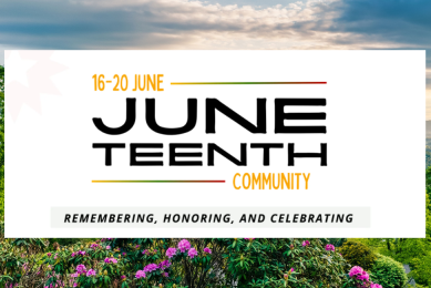 logo for Juneteenth Celebration, Asheville
