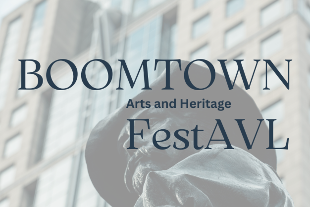 Boomtown Arts & Heritage FestAVL, Asheville Statue in Pack Square, downtown Asheville