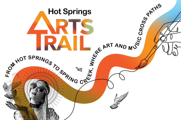 Hot Springs Arts Trail Poster for Hot Springs Arts Trail