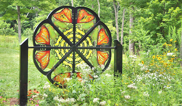 NC Arboretum Butterfly Sculpture