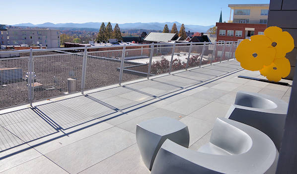Asheville Art Museum Rooftop Terrace