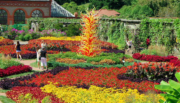 Walled Garden Biltmore Chihuly