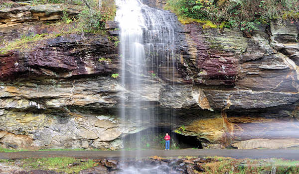 Bridal Veil Falls, NC