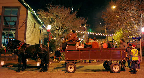 Dillsboro Festival of Lights Wagon Rides