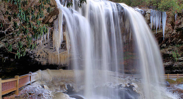 Dry Falls, NC Winter