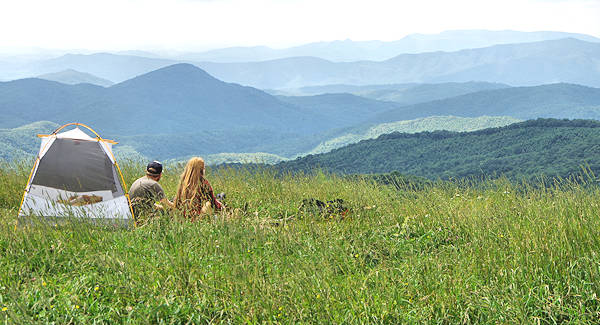 Camping at Max Patch