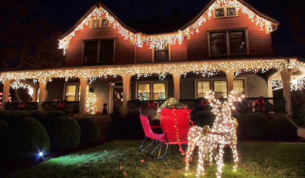 Montford Neighborhood Christmas Lights