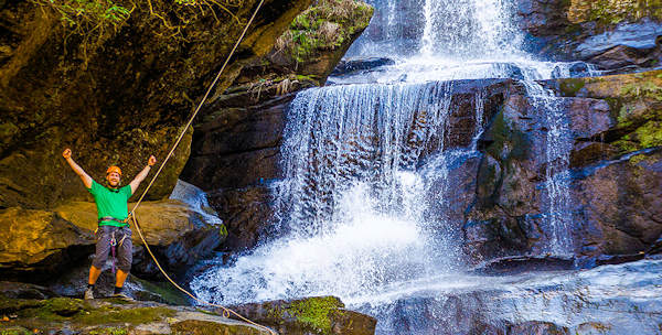 Waterfall Rappel Bradley Falls