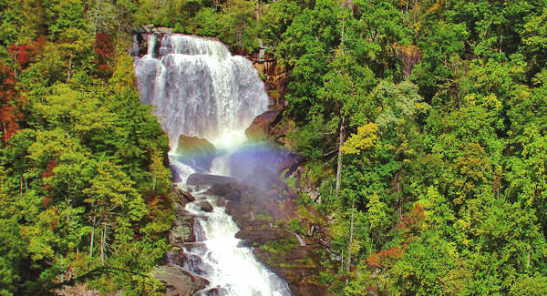 Upper Whitewater Falls Rainbow