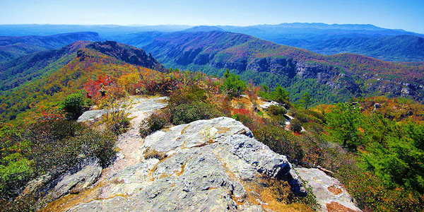Table Rock Mountain Hiking Trail, Linville Gorge